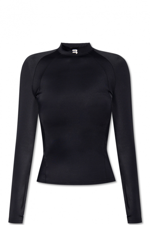 BALENCIAGA ACTIVEWEAR トップス Balenciaga ACTIVEWEAR Long-sleeved Tech Fabric Top women
